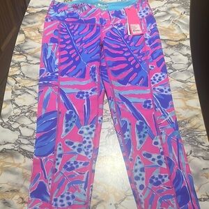 Vibrant Pink and Blue women’s leggings
